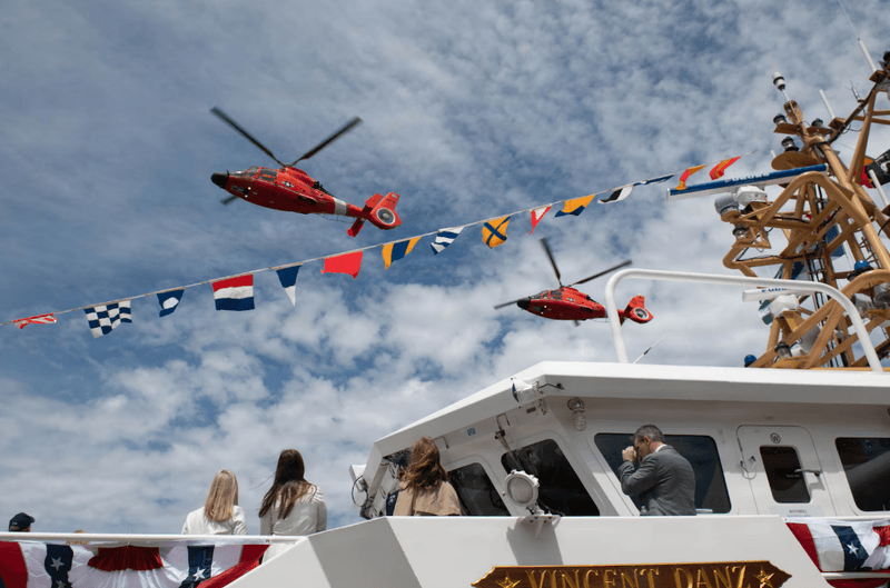 US Coast Guard commissions newest fast response cutter USCGC Vincent Danz