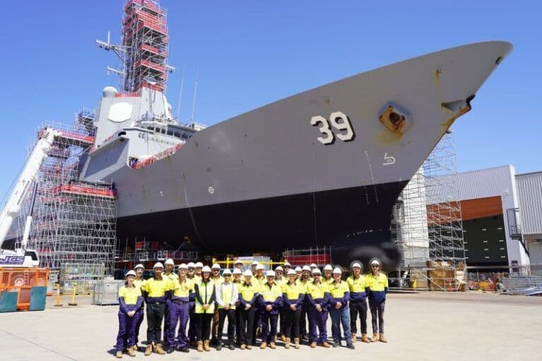 Australia marks major progress on HMAS Hobart upgrade