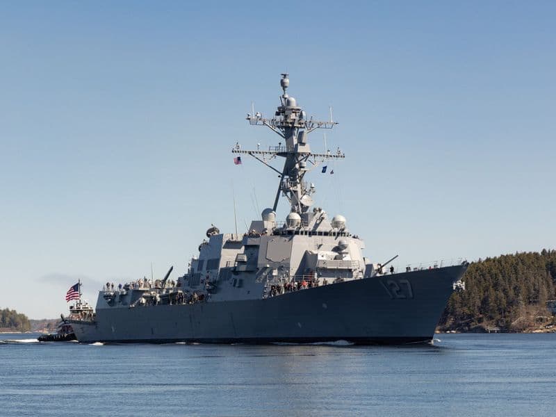 US Navy’s last Flight IIA Arleigh Burke-class destroyer starts sea trials