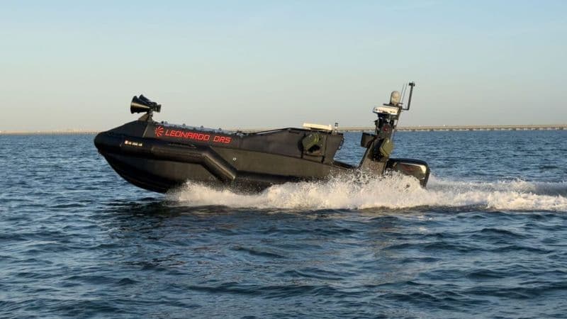 Leonardo integrates counter-UAS system on autonomous unmanned surface vessel