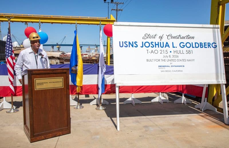 NASSCO begins construction of US Navy’s 11th John Lewis-class oiler