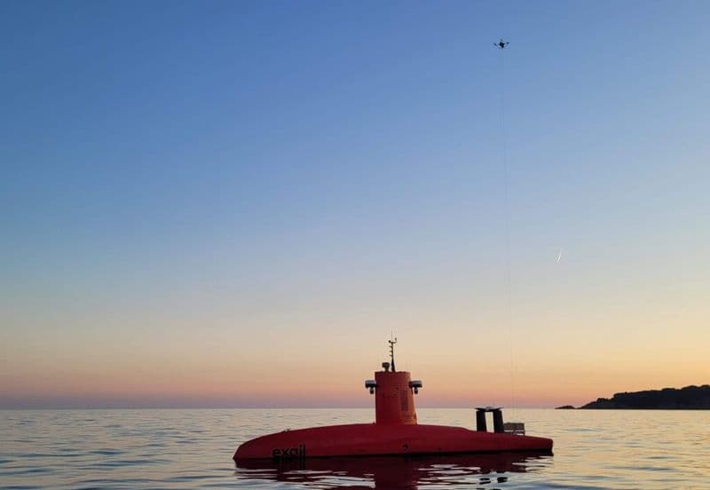 Exail integrates Elistair’s tethered drone on DriX USV