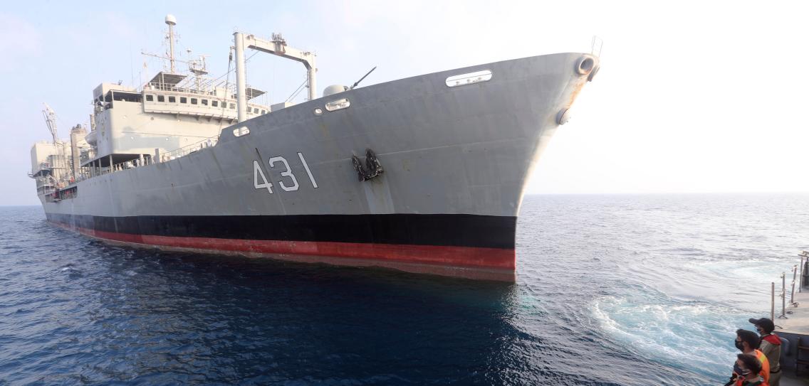 Iranian Kharg sank in the Gulf of Oman