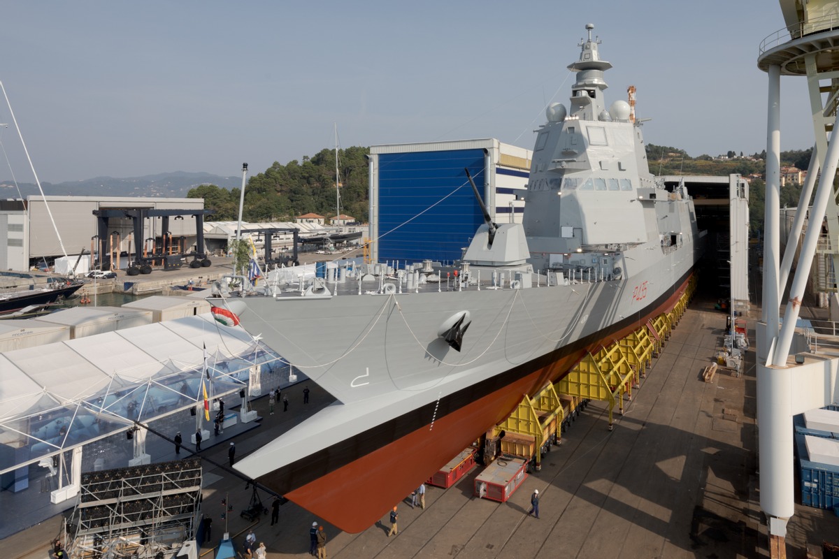 Fincantieri launches sixth PPA offshore patrol ship for Italian Navy