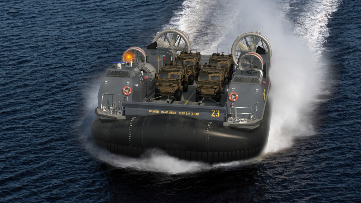 MRC 64005 – Modellino In Plastica USN LCAC Hovercraft – Kit Dettagliato Per Diorami E Collezione
