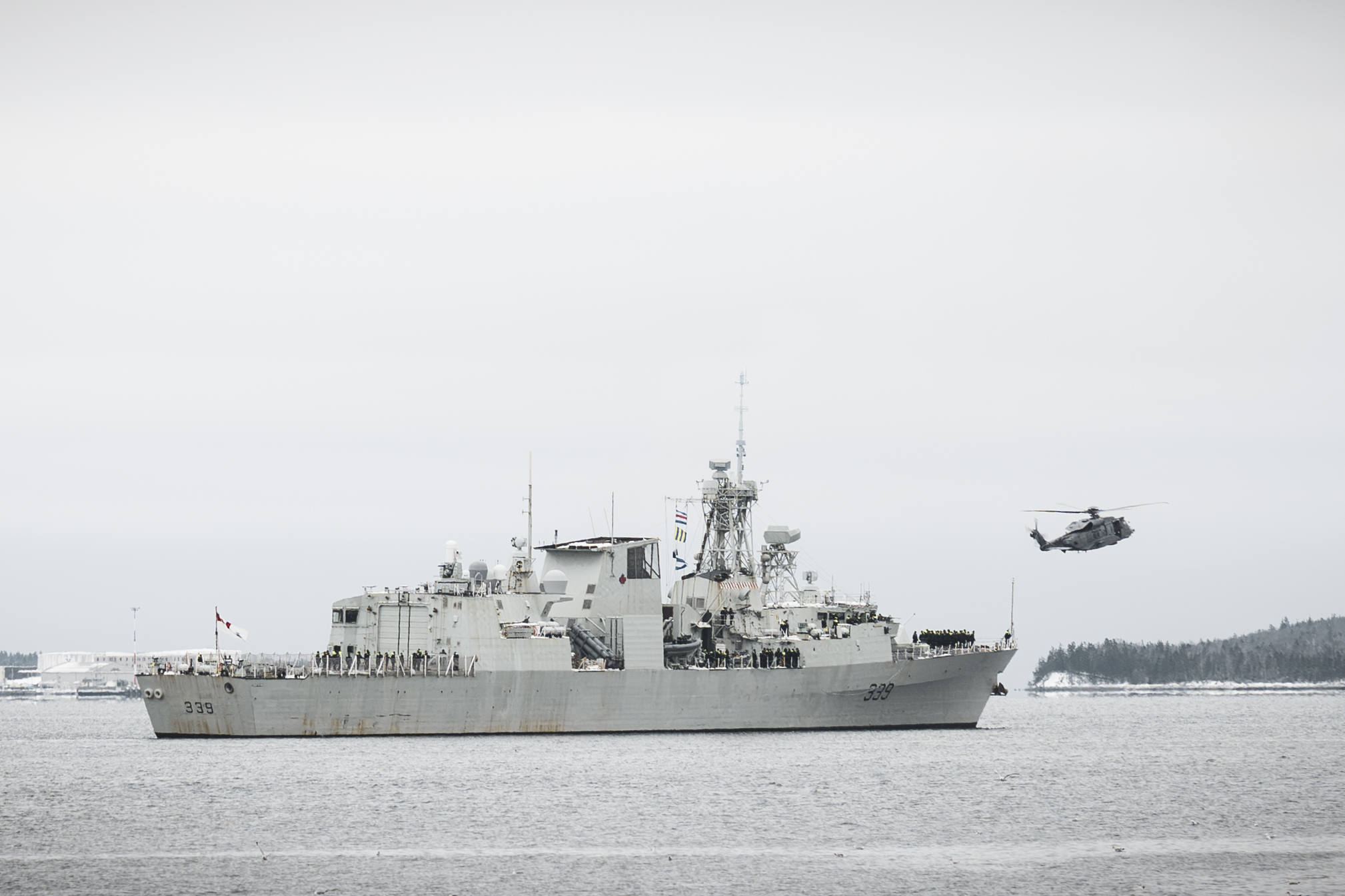 Canada’s 31-year-old warship sets sail on major overseas deployment